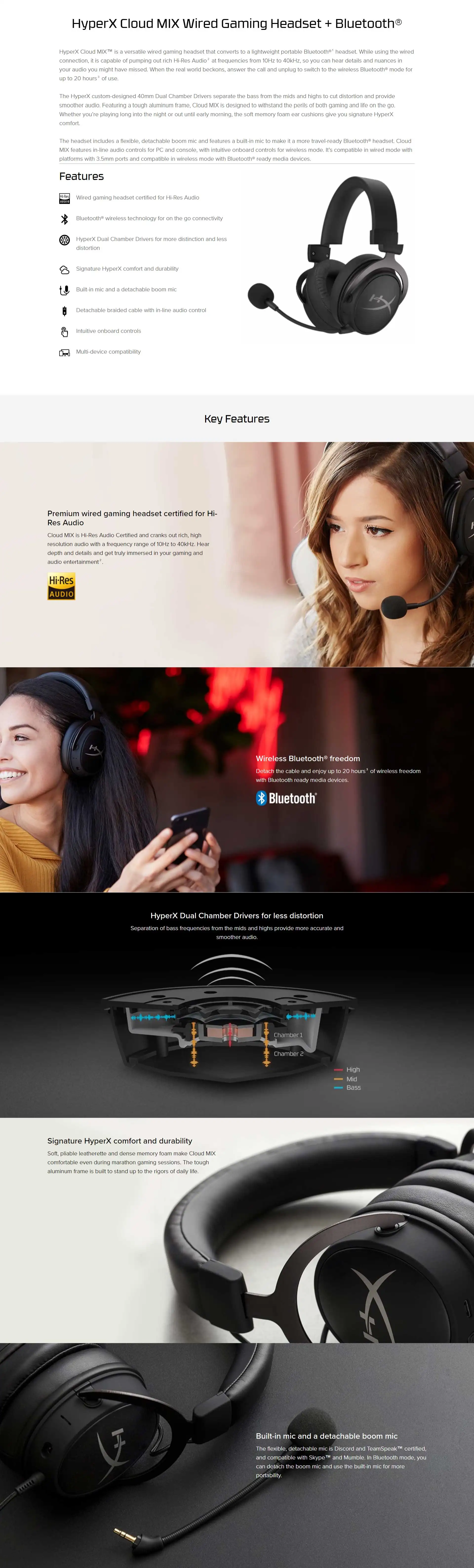 hyperx cloud mix bluetooth ps4