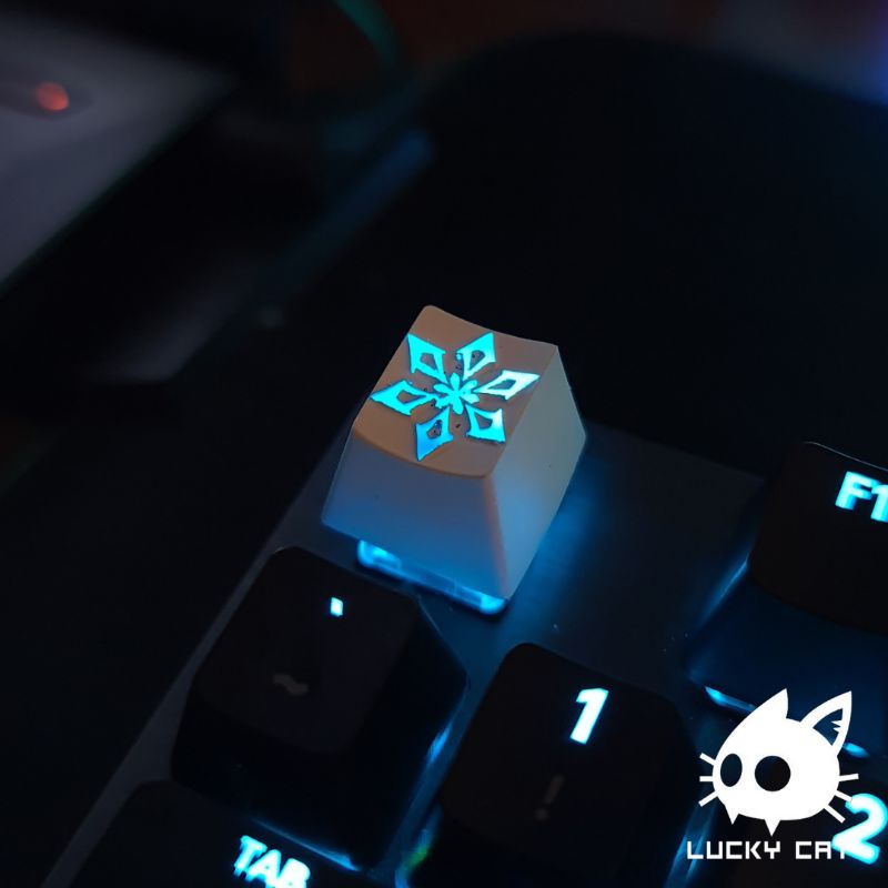 genshin impact vision artisan keycaps