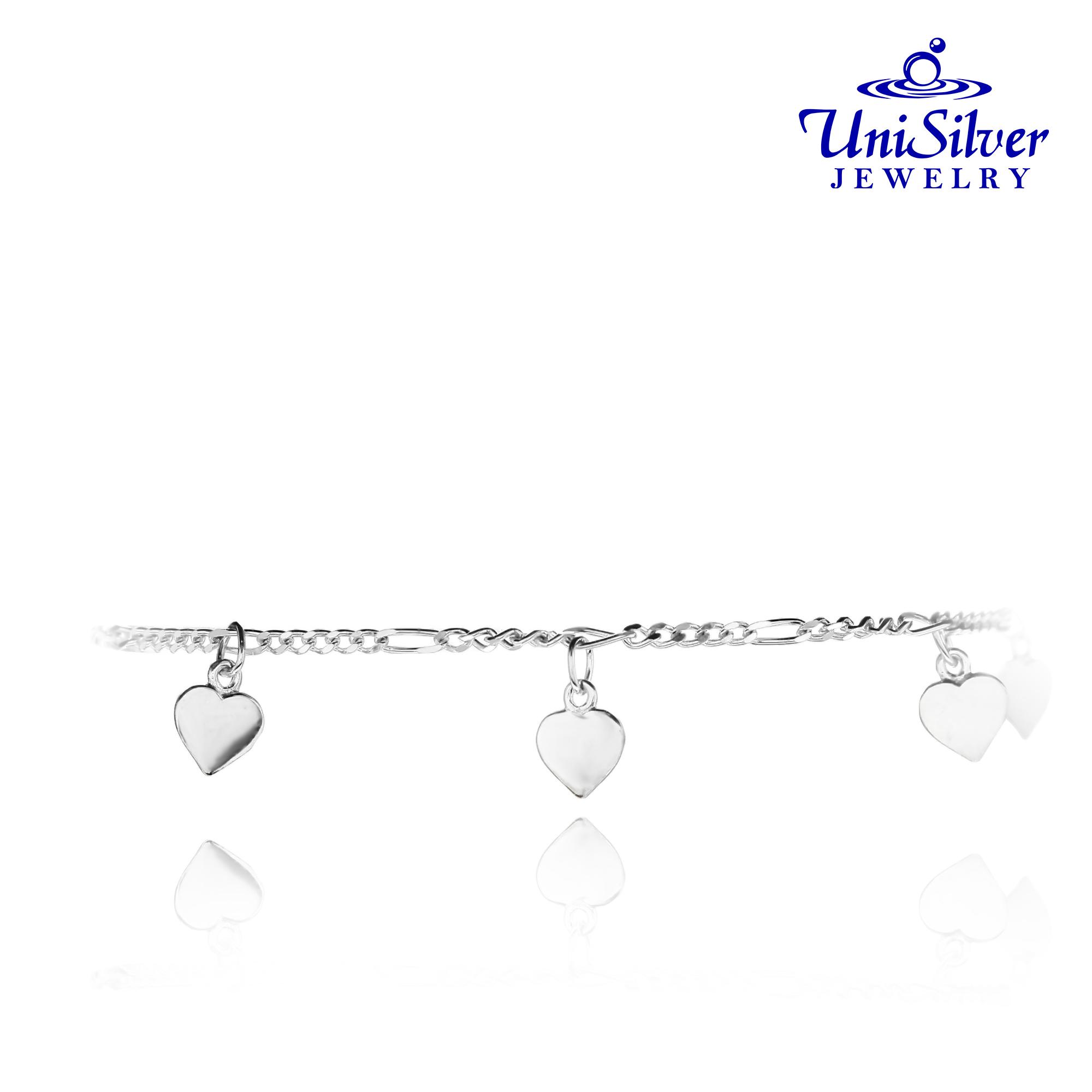 PANSYSEN 100% Solid Real 925 Sterling Silver Box Chain Link Bracelet For  Women Girls Lady 19CM Womens Fine Jewelry Bracelets225w From Ivumj, $33.29  | DHgate.Com