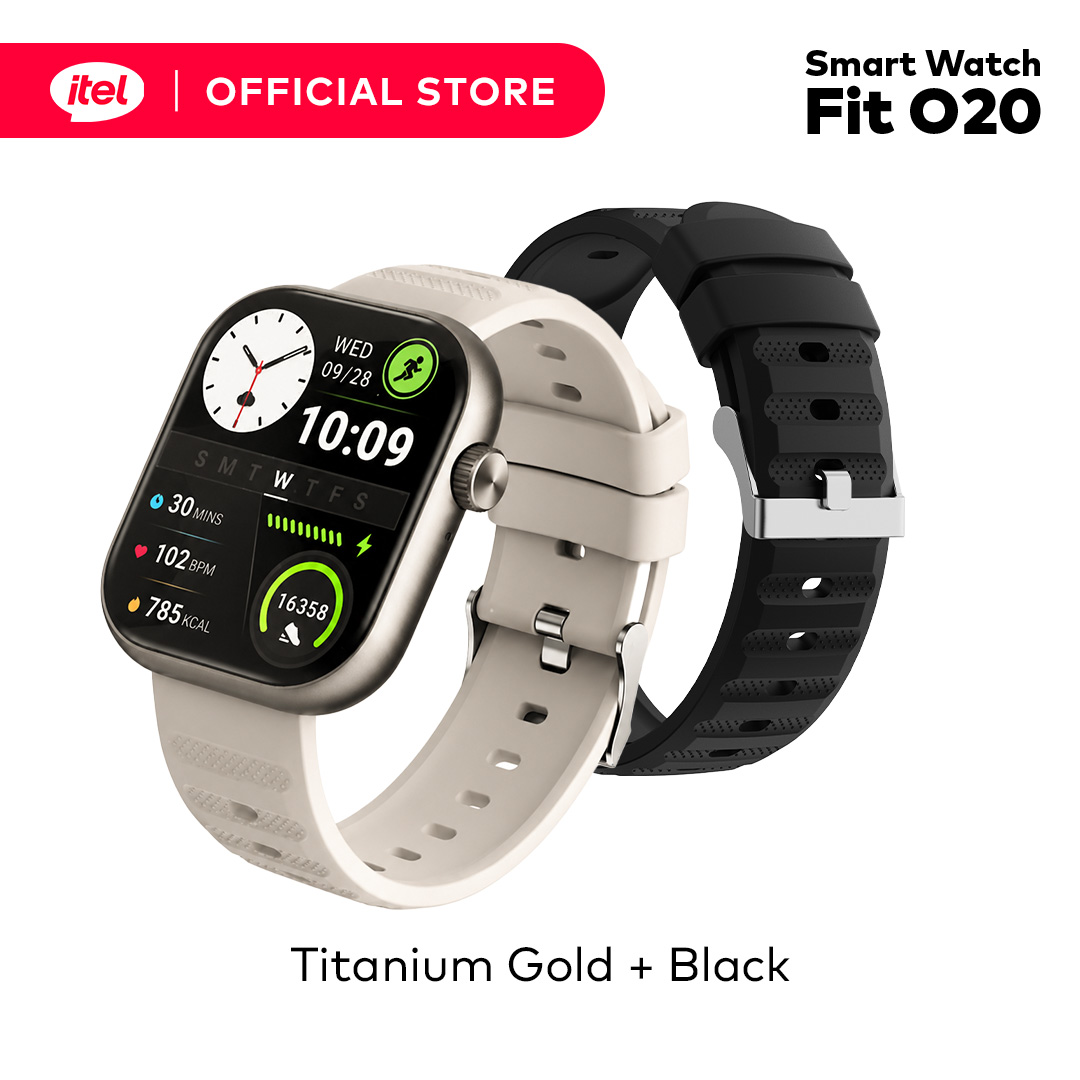 itel Fit O20 AFR Smart Watch / Double Strap / 2.04" HD / IP68 Water Resistance & Auto Drain / AI Powered - Image 4