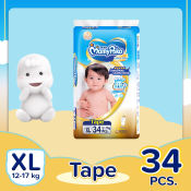 MamyPoko Extra Dry XL  - 34 pcs x 1 pack  - Tape Diaper