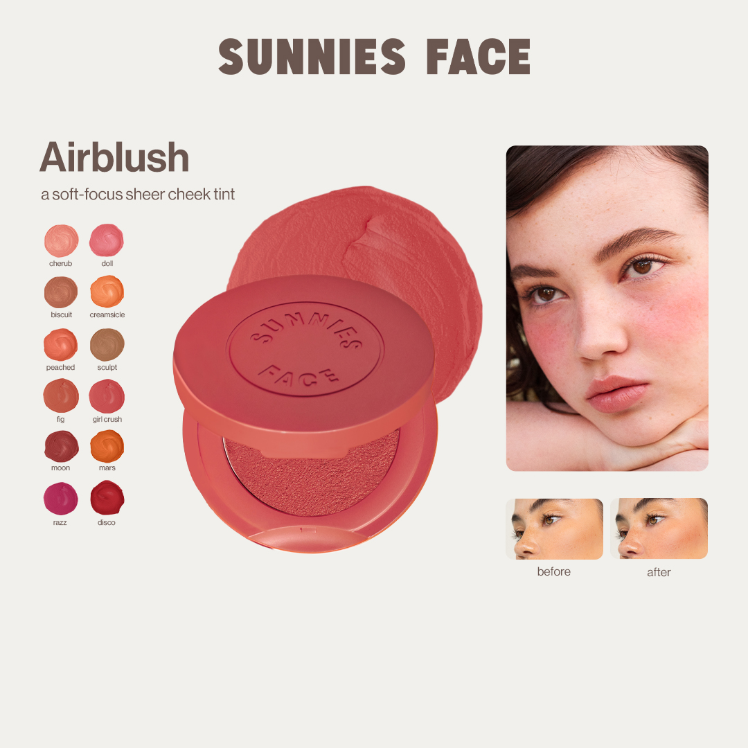 Discount on Sunnies Face  shoes - SKU: Sunnies Face Airblush [Cream Blush & Cheek Tint]