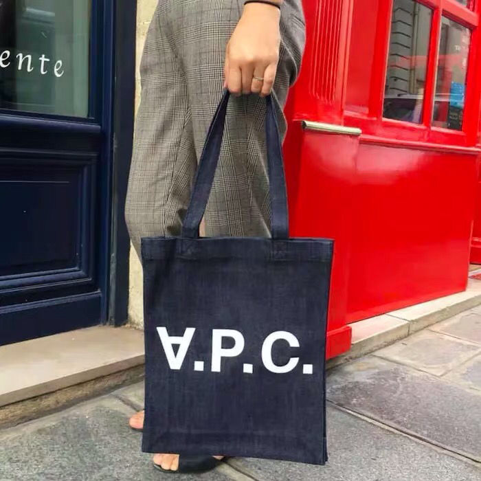 A.P.C. - Logo-Print Cotton-Corduroy Tote Bag - Green A.P.C.