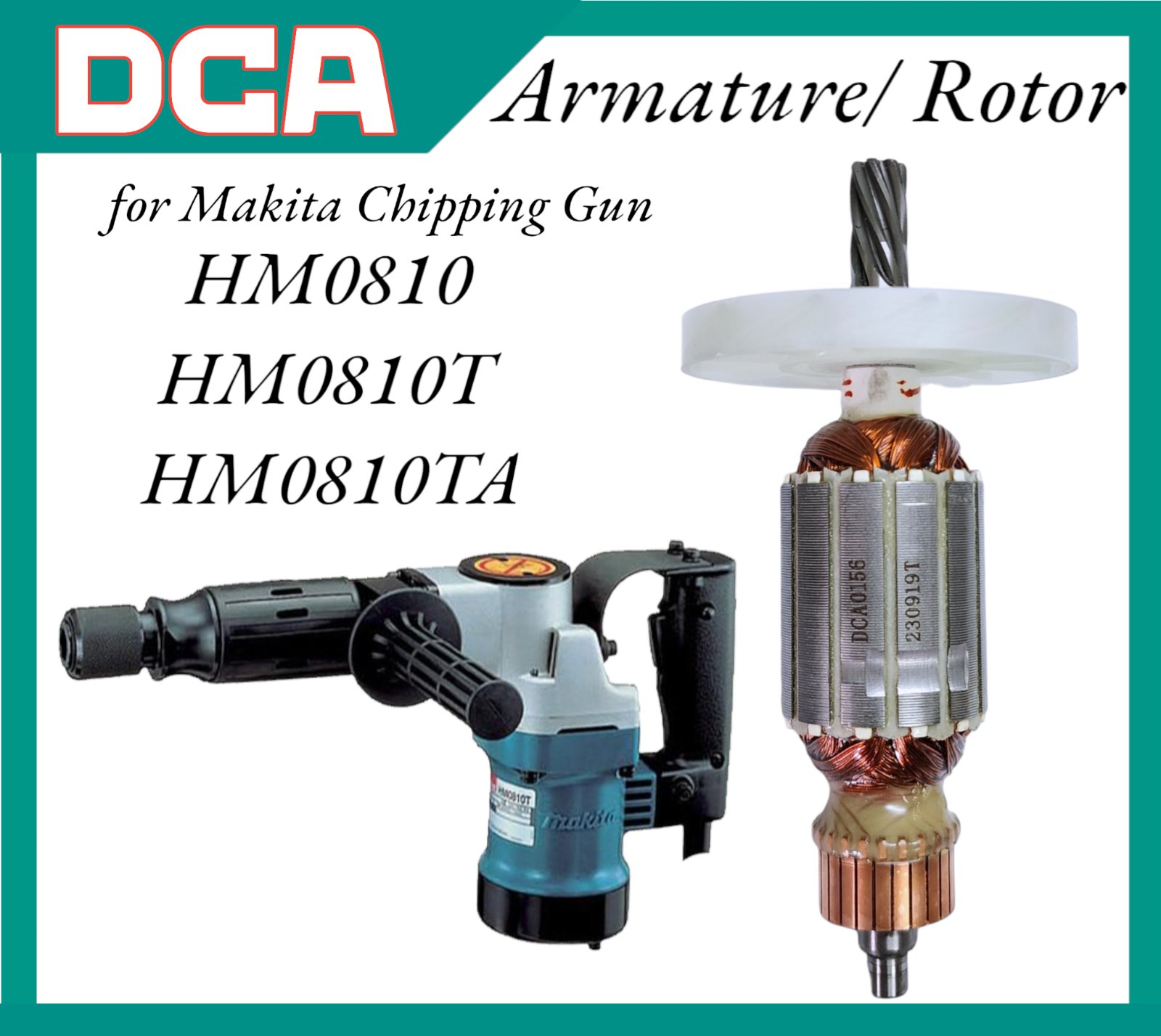 DCA Armature for Makita Chipping Hammer HM0810/HM0810TA/HM0810T