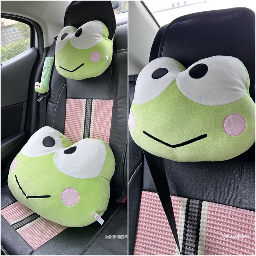 Kero Kero Keroppi Frog Cushion Face Shape Our Goods Sanrio Japan –