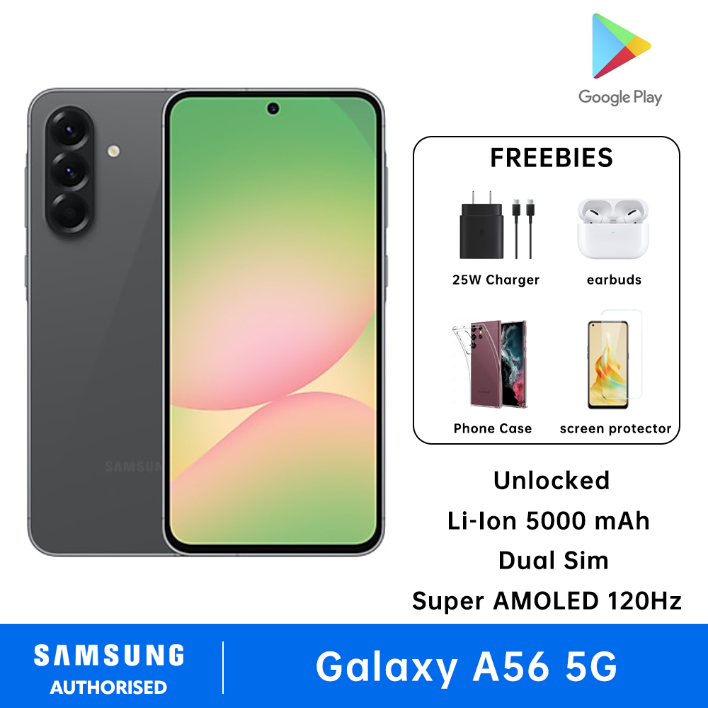 Samsung Galaxy A56 5G Smartphone Dual Sim 8GB / 12GB RAM + 256GB ROM Exynos 1580 (4 nm) 5000 mAh