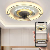 Ceiling Fan with Light and Remote Control - Modern Design