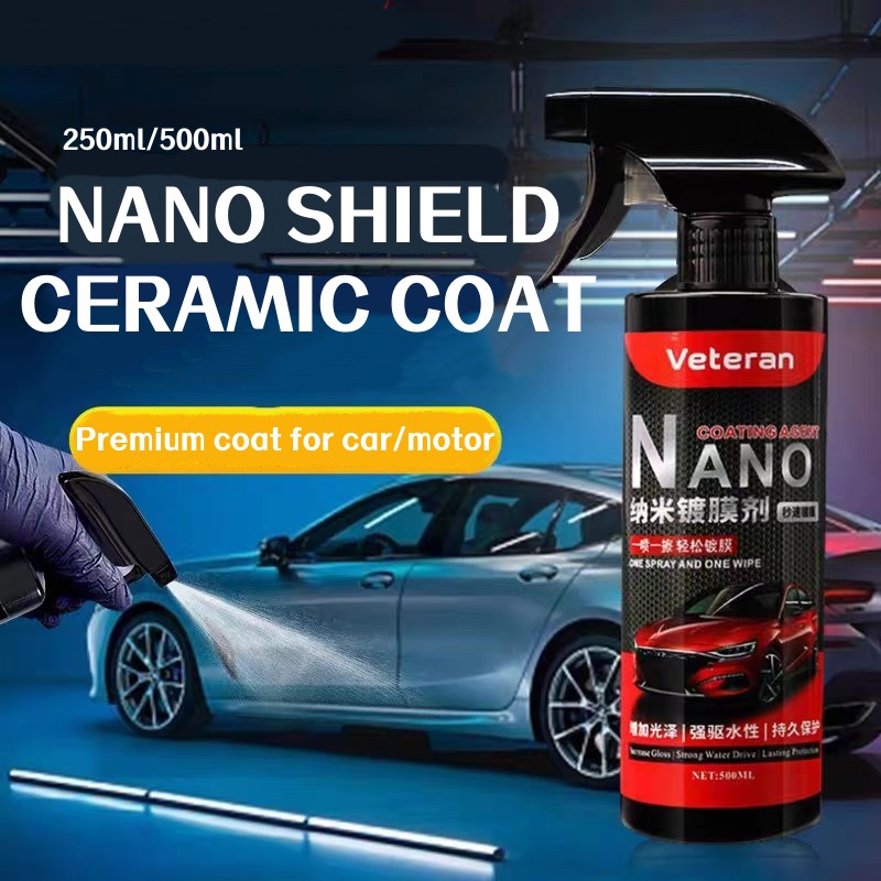 Nano Shield Premium Ceramic Coating for Car and Motorcycle