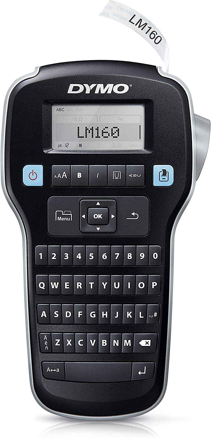 DYMO Label Maker LabelManager 160 Portable Label Maker, Easy-to-Use,  One-Touch Smart Keys, QWERTY Keyboard, Large Display, for Home  Office  Organization 1790415 Machine Only Lazada PH