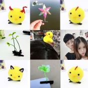 ❁℡❄ 1 Pcs Cute Girls and Kids with Grass/Duck Hair Clip Korean Baby Girls Cartoon Princess Hair Accessories 3D little Head dress Hair pin