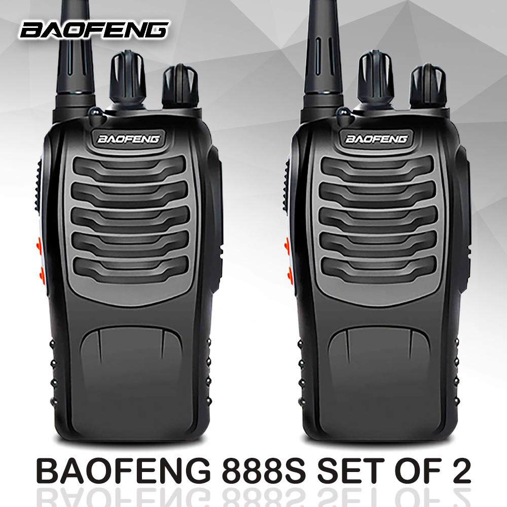 Baofeng BF 888S set of Walkie Talkie Portable Two Way Radio UHF  Transceive Lazada PH