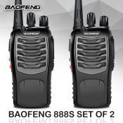 Baofeng BF 888S Walkie Talkie Set - Portable Two Way