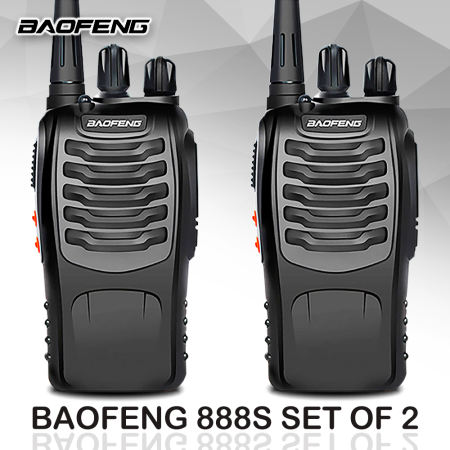 Baofeng BF 888S Walkie Talkie Set - Portable Two Way