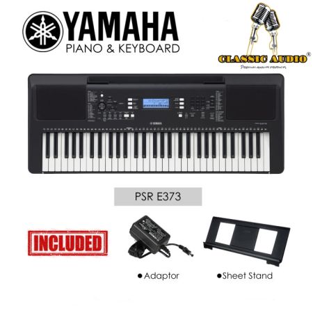 Yamaha PSR-E373/473 Digital Keyboard with Power Supply