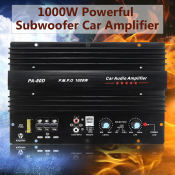 PA-80D 12V 1000W Mono Car Audio Amplifier Subwoofers