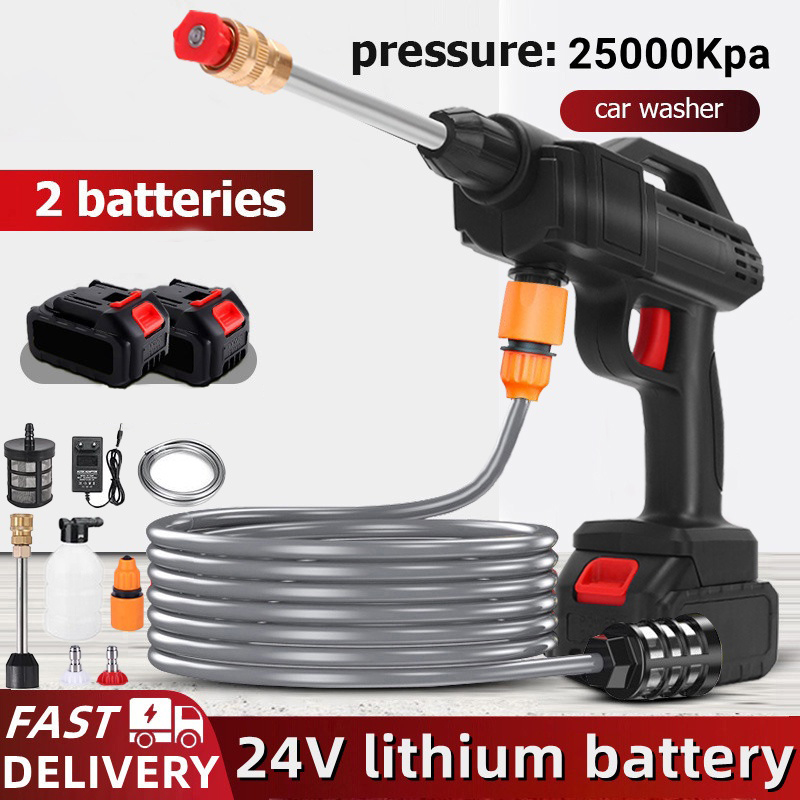 Portable Wireless Car Pressure Washer - 48V Rechargeable Power