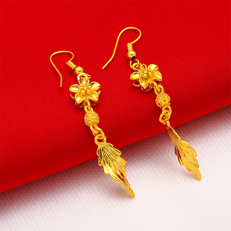 Garranty Gold Covering AD Stone Beautiful Titanic Earring