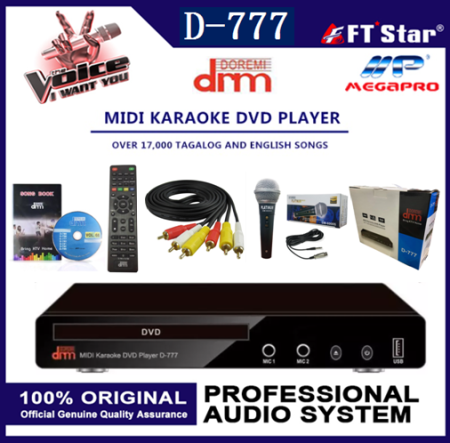 Megapro Doremi D-777 Karaoke Player with 17,000 Songs