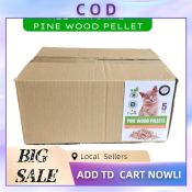 GlamFurryFriends Organic Pine Wood Pellet Cat Litter 5KG