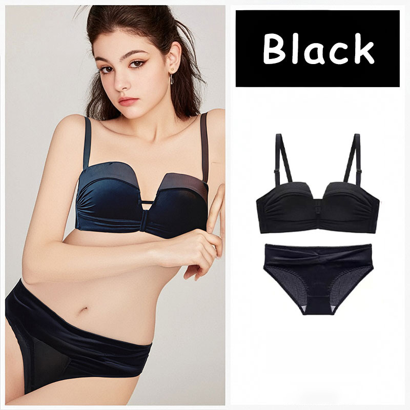 Motovita Women's Underwear Small Chest Gathered Adjustment Type Without Rims Wireless Sexy Chest Special Push Up Bra - Image 2
