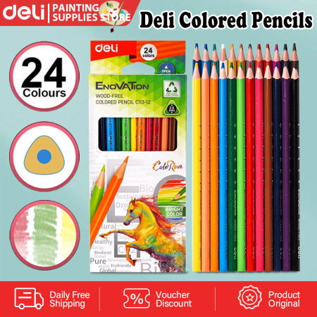 Deli Color Pencil Set for Kids and Artists