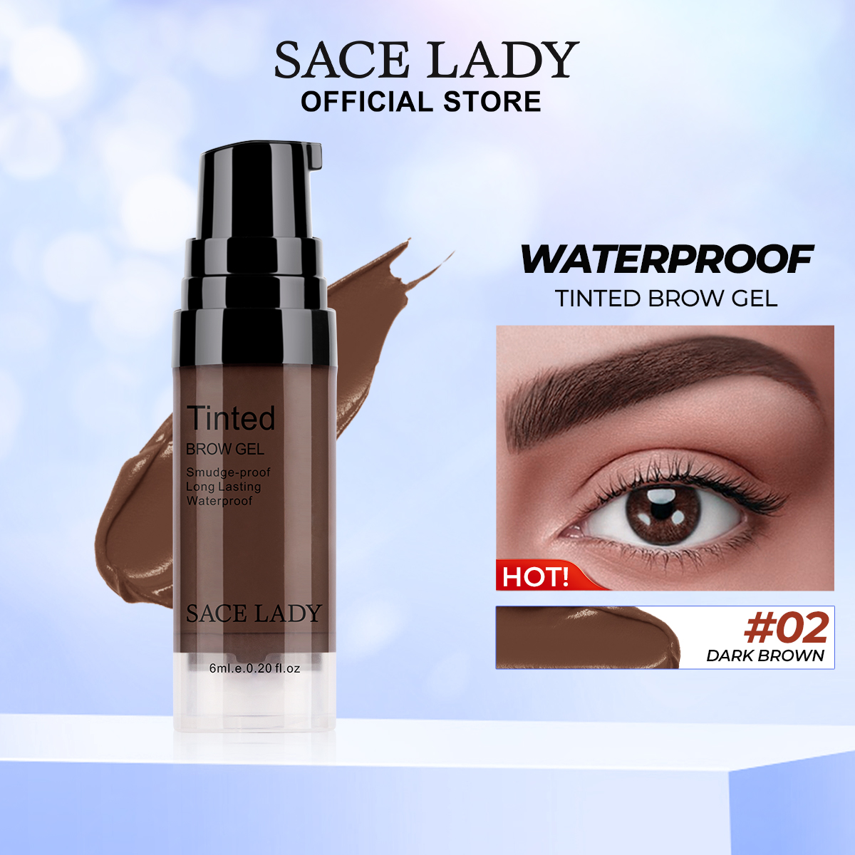 Discount on Sace Lady  shoes - SKU: Sace Lady Eyebrow Gel  Long Lasting  Cosmetic Waterproof Makeup Henna Shade For Eye Brow Make Up