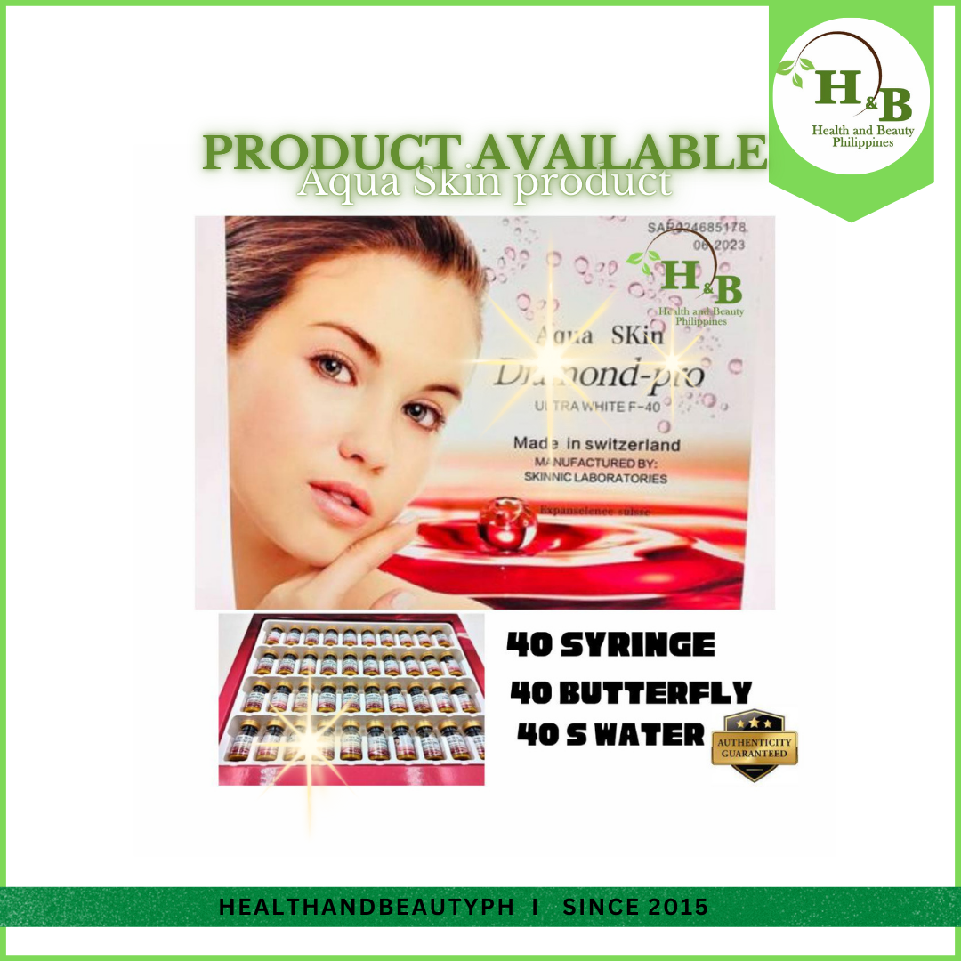 diamond pro glutathione Healthandbeautyph Aqua skin Diamond Pro with seal Complete SET