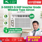 X-SERIES 0.5HP Window Aircon with Silver Ion Filter