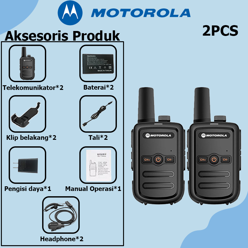 （Buy 1 Take 1）Motorola walkie talkie mini walkie talkie long range motorola radio two way radio walkie talkie motorola two way radio walkie-talkies motorola walkie talkie 10km walky talky radio long range two way radio buy 1 take 1 2 way radio - Image 4