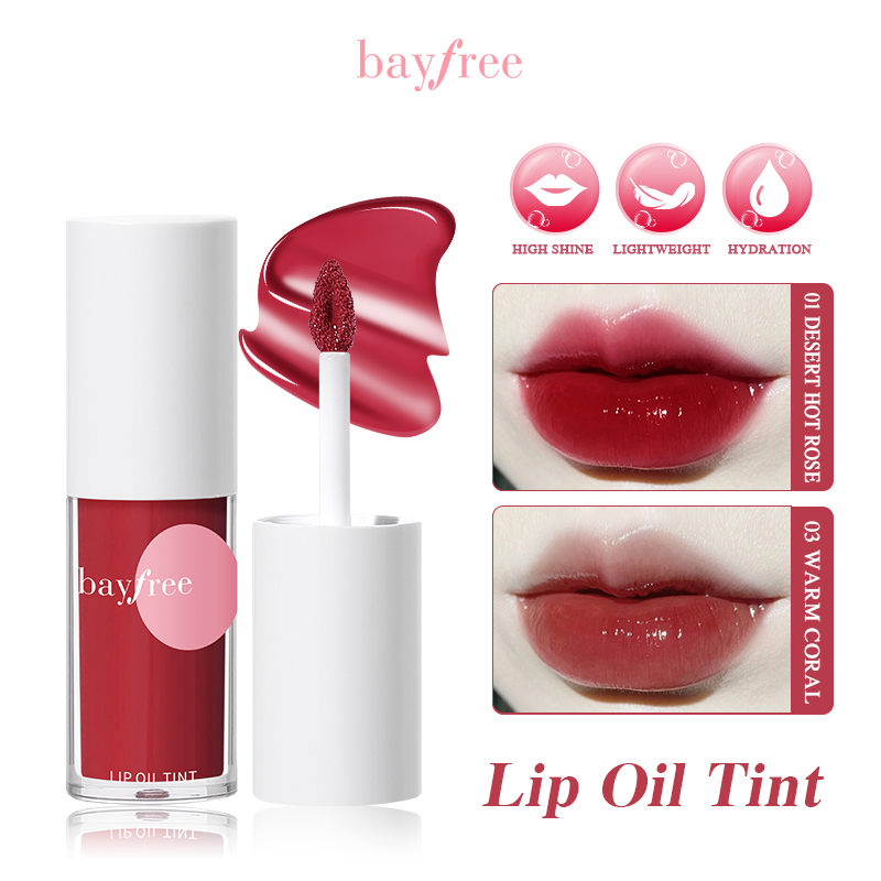 Discount on KIMUSE  shoes - SKU: bayfree Lip Oil Tint High Moisturizing And Hydration Smoothly Lip Gloss Non-Sticky Lip Oil  Long-las