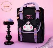 Doughnut Kuromi Backpack Cute Girl School bag Large capacity waterproof Travel Backpack for women