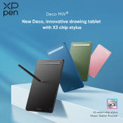 XP-Pen Deco MW Bluetooth Wireless Drawing Tablet with X3 Stylus