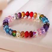 Fashion Pearl Crystal Bracelet for Good Luck - B3052