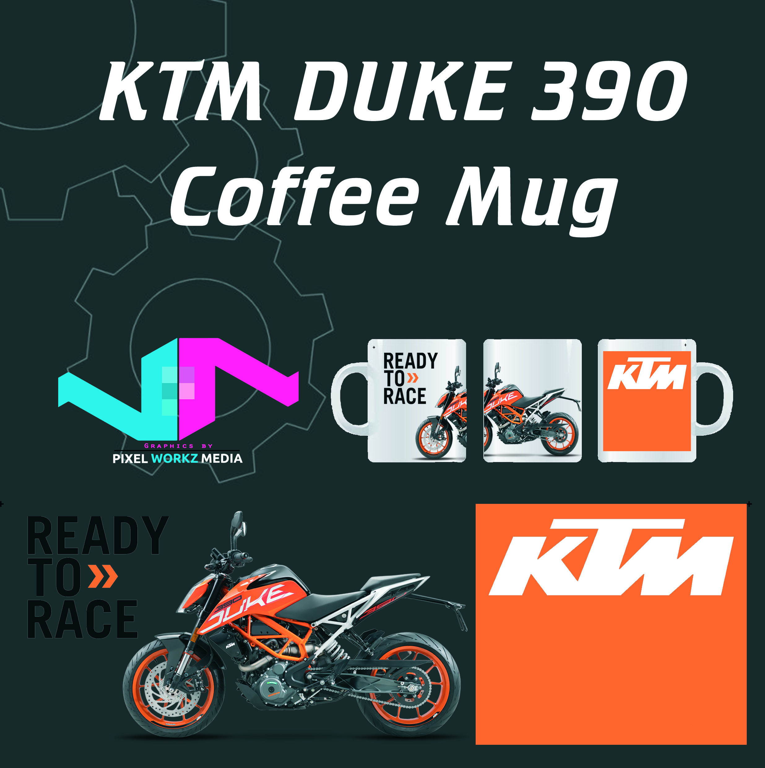 KTM Duke 390 Coffee Mug | Lazada PH