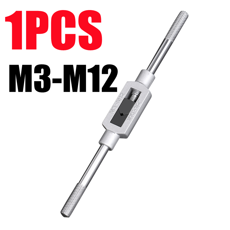 【COD + local seller】12pcs Metric Tap Dies Set NC Screw Thread Plugs Taps Carbon Steel Hand Screw Taps Hand Tools to Cut, Chase and Thread with Wrench Accessories in a Tray Case - Image 2