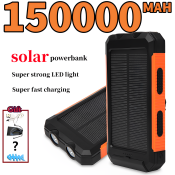 Original Solar Power Bank with LED Light and Compass