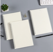 Muji Inspired Minimalist A5 Spiral Notebook - High Quality Paper