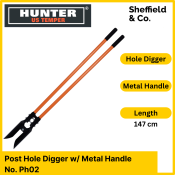 HUNTER Post Hole Digger with Metal Handle , No. Ph02