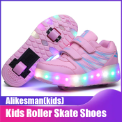 Rechargeable LED Roller Skate Sneakers for Kids, Size 32-37