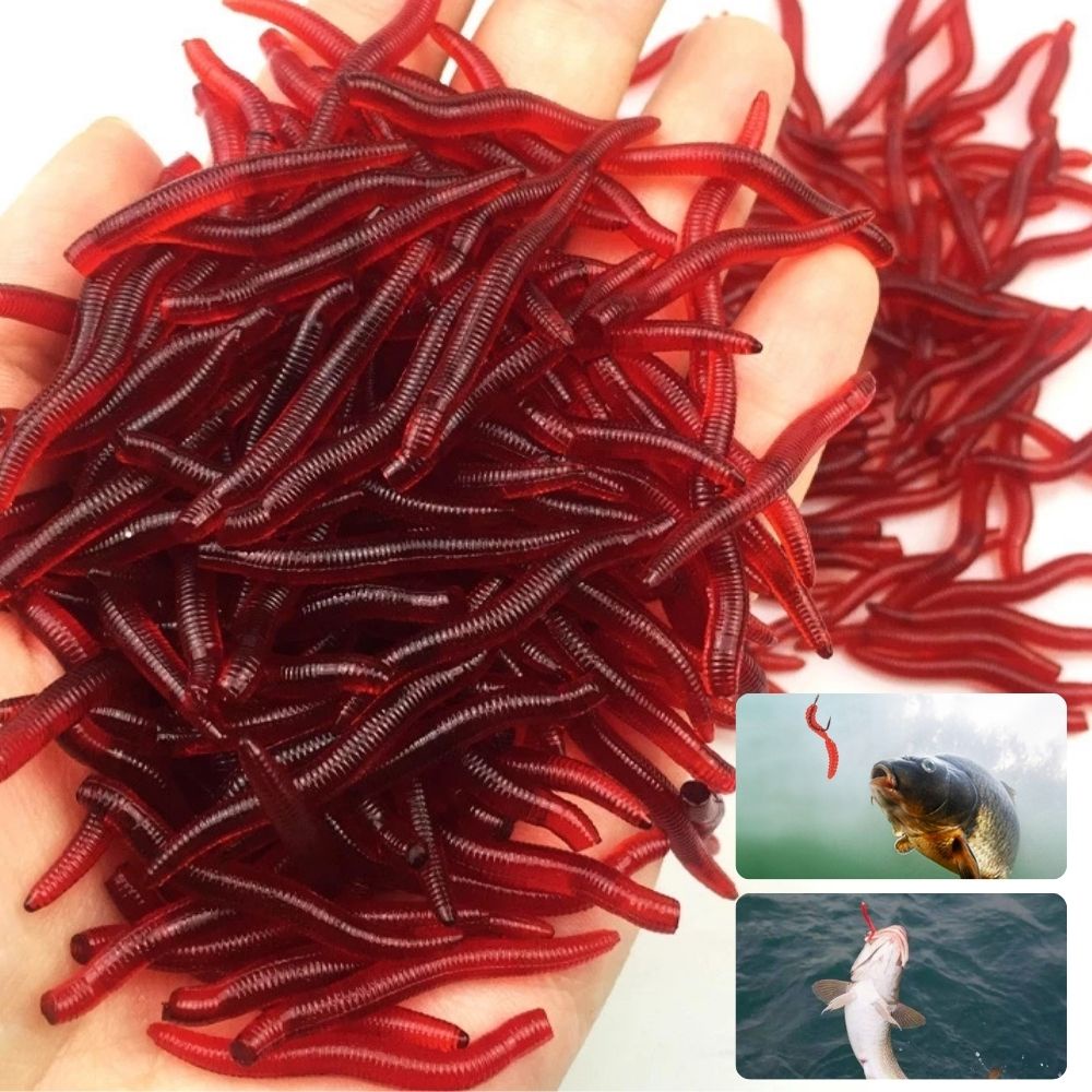 Hollow Red Bait Artificial Attractive Eco-friendly Insect Particle
