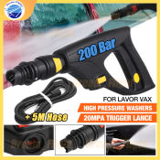 Powerful 200 Bar Pressure Washer Set for Car Washing