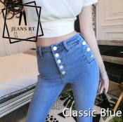 RT New Fashion 5 Buttons Skinny Denim High Waist Jeans COD