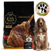 Premium Tomahawk Steak Adult Dog Food - 1kg