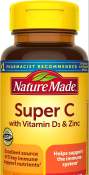 Nature Made Super C with Vit D3 & Zinc, 200 Tablets