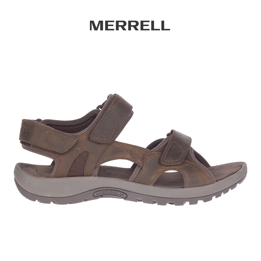 Discount on Merrell  shoes - SKU: Sandspur 2 Convert-Earth Mens Sandals Land