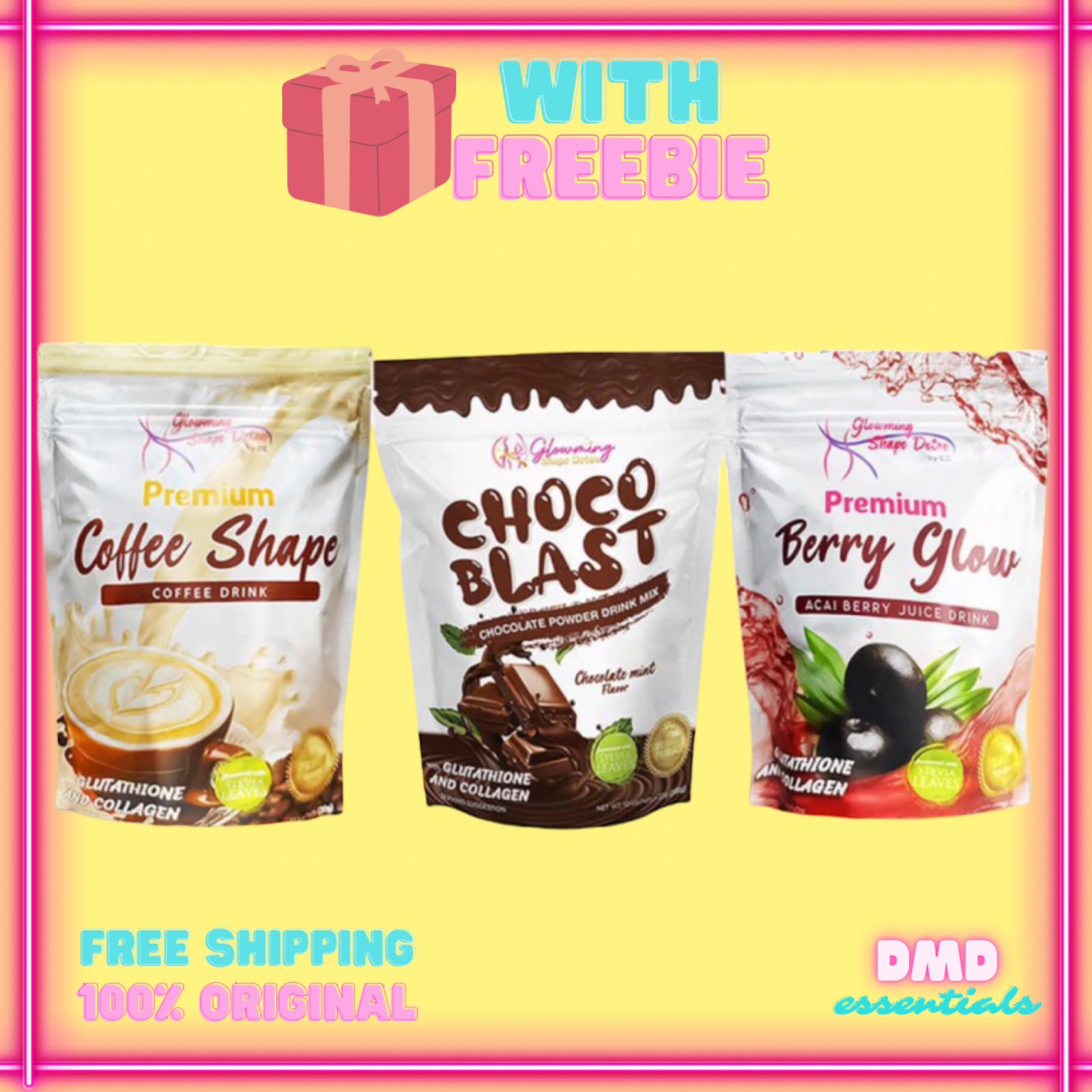 Glowming Shape Detox Coffee And Acai Berry Juice Drink, Choco Blast by Cris Cosmetics