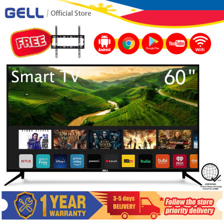 GELL 60" Smart TV - Full HD, Frameless, Multiport