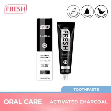 Fresh Charcoal Toothpaste - Whitens Teeth in 7 Days