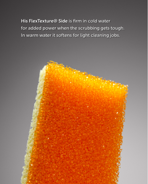 Scrub Daddy® COLORS 3pk, FlexTexture® Odor-Resistant Dish Sponges