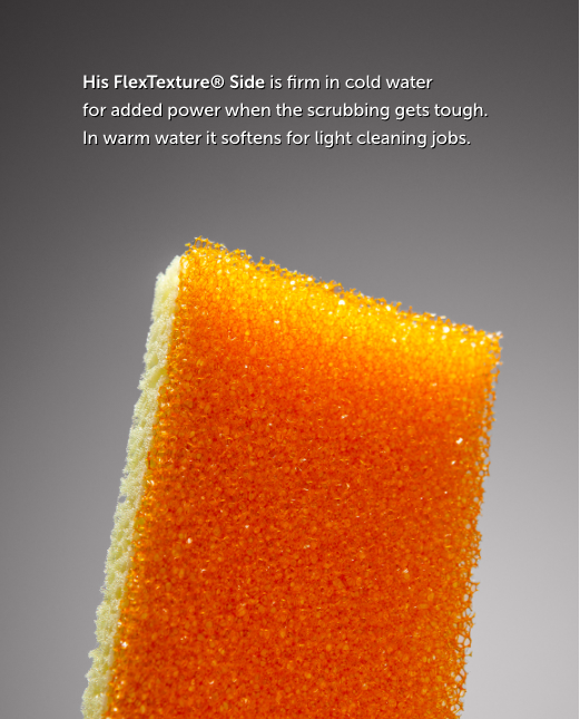 Scrub Daddy® COLORS 3pk  FlexTexture® Odor-Resistant Dish Sponges